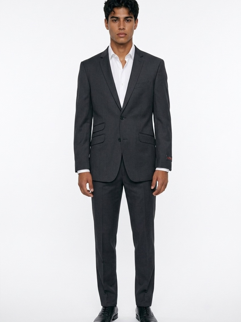 Ben Sherman Men's Black Two-Button Blazer - Classic Tailored Fit